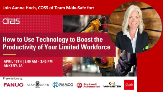 Image for Join MākuSafe at CIRAS event – Wearable Technology to Support your Workforce