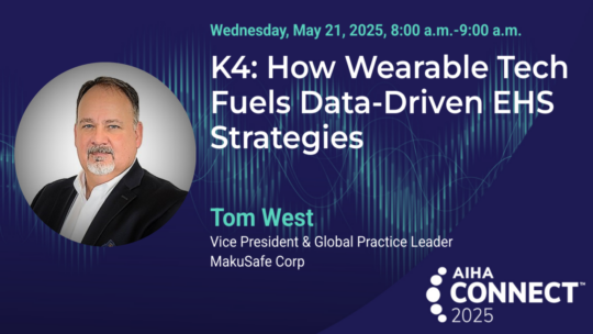 Image for Join MākuSafe’s Tom West at AIHA Connect 2025